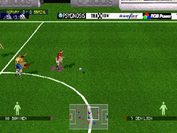 Adidas Power Soccer 98 (EU) screen shot game playing